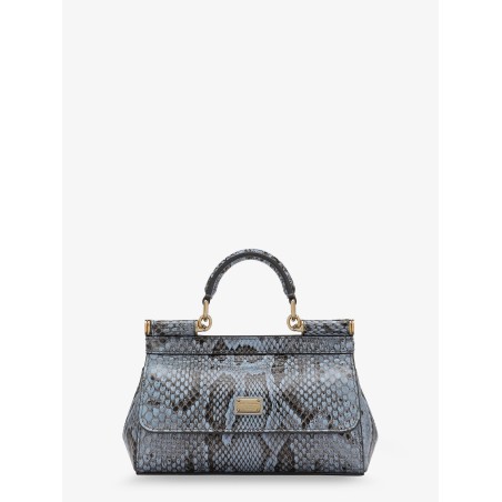 Sicily shiny python mini handbag