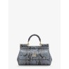 Sicily shiny python mini handbag
