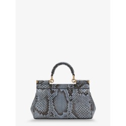 Sicily shiny python mini handbag