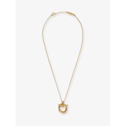 Brass necklace with Gancini pendant