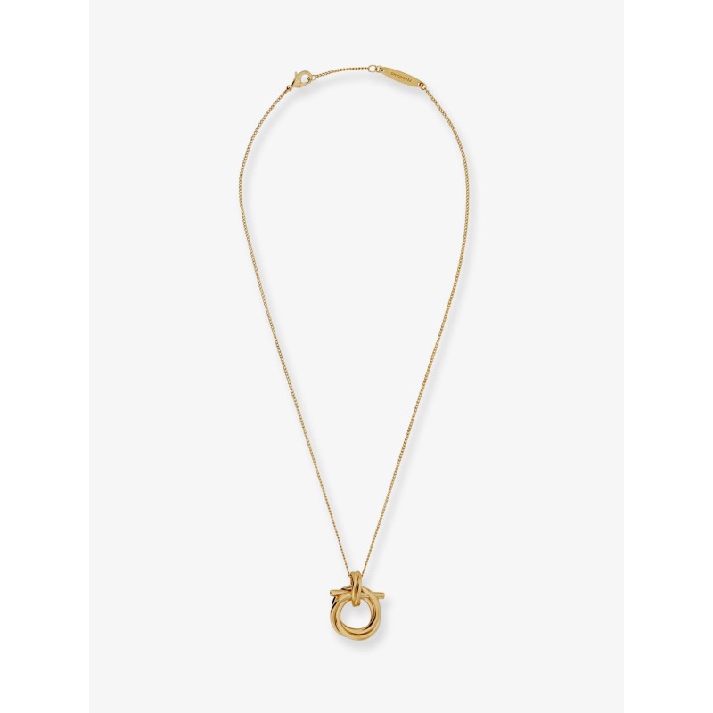 Brass necklace with Gancini pendant