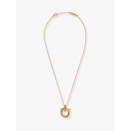 Brass necklace with Gancini pendant