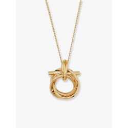 Brass necklace with Gancini pendant