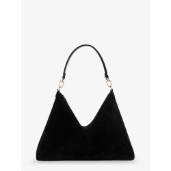 Medium Bevel Suede Shoulder Bag