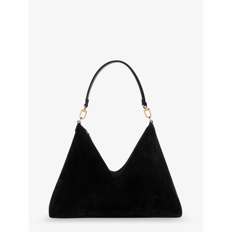 Medium Bevel Suede Shoulder Bag