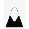 Medium Bevel Suede Shoulder Bag