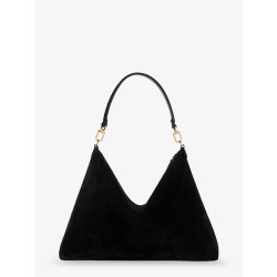 Medium Bevel Suede Shoulder Bag