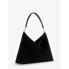 Medium Bevel Suede Shoulder Bag