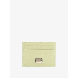 Hammered leather card holder