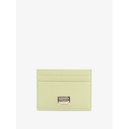 Hammered leather card holder