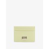 Hammered leather card holder