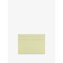 Hammered leather card holder