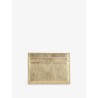 Laminated leather card holder