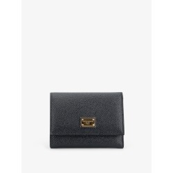 Hammered leather wallet