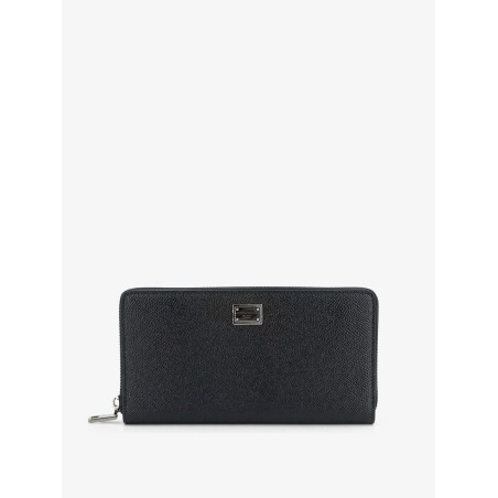 Hammered leather wallet
