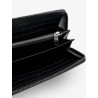 Hammered leather wallet