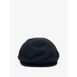 Linen and cotton flat cap