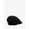 Linen and cotton flat cap