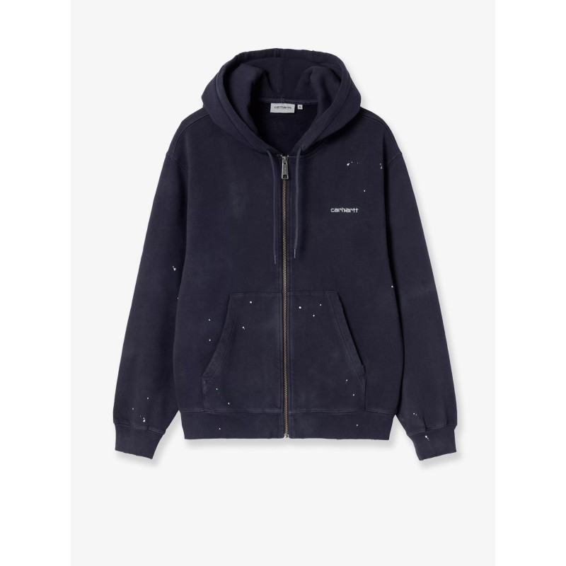 Hooded Painter cotton sweatshirt with embroidered logo on the front