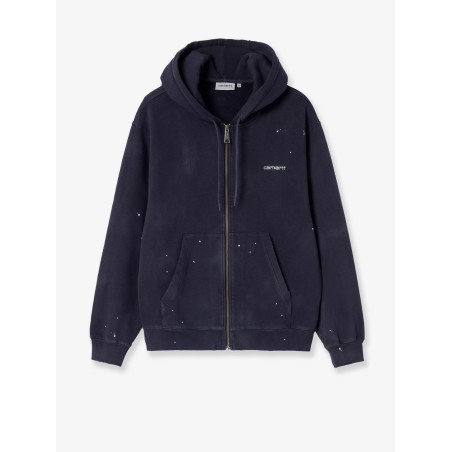 Hooded Painter cotton sweatshirt with embroidered logo on the front