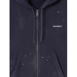 Hooded Painter cotton sweatshirt with embroidered logo on the front