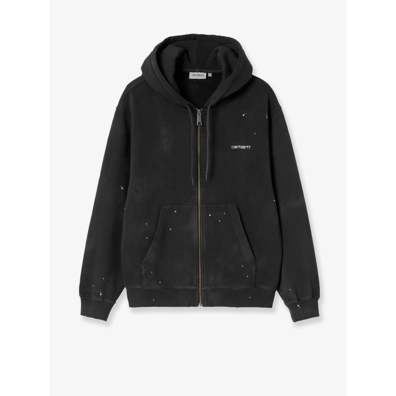 Hooded Painter cotton sweatshirt with front embroidered logo