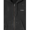 Hooded Painter cotton sweatshirt with front embroidered logo