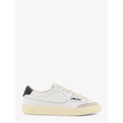 Windscape leather sneakers with suede insert