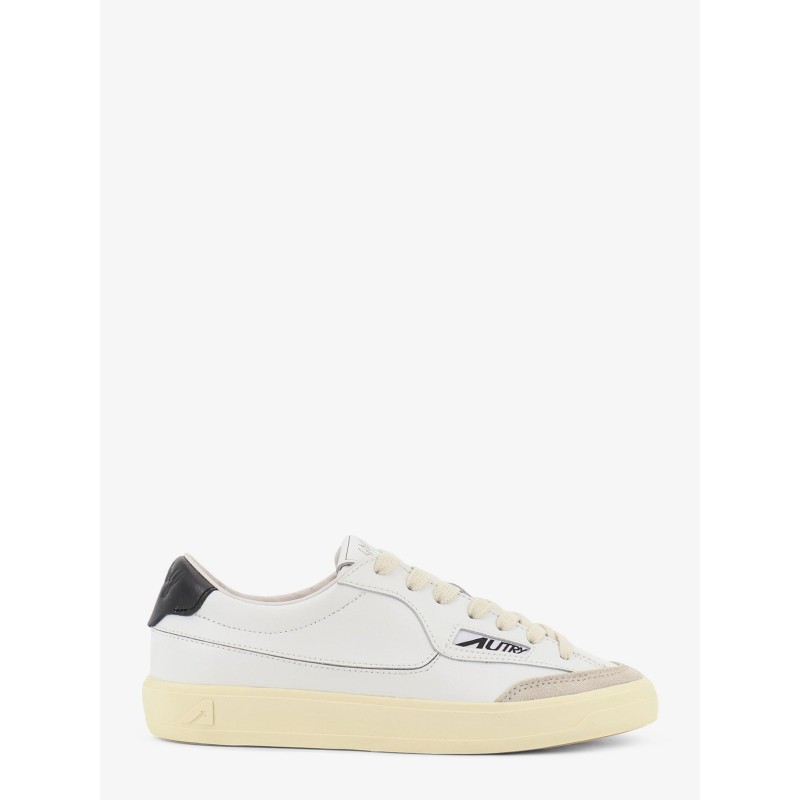 Windscape leather sneakers with suede insert