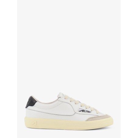 Windscape leather sneakers with suede insert