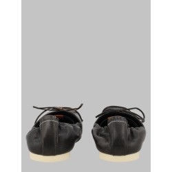 BALLERINA IN PELLE CON PUNTA SQUADRATA