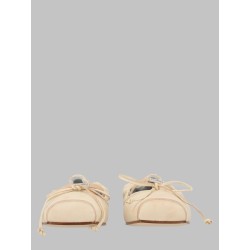 BALLERINA IN PELLE CON PUNTA SQUADRATA