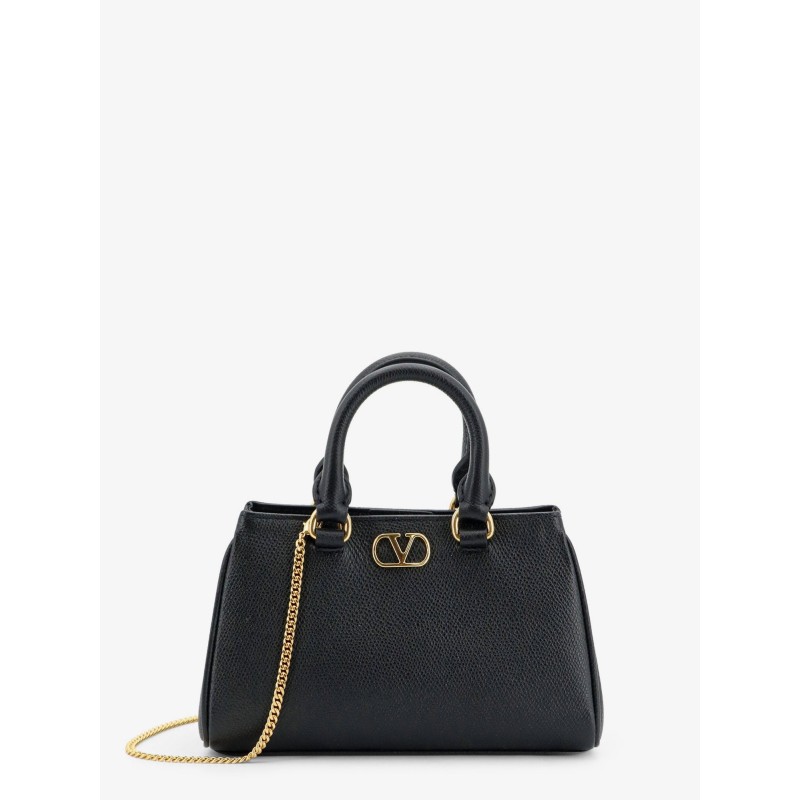 VLogo Signature Mini Leather Handbag