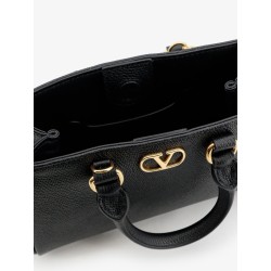 VLogo Signature Mini Leather Handbag