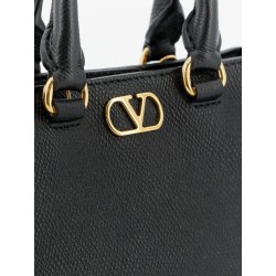 VLogo Signature Mini Leather Handbag