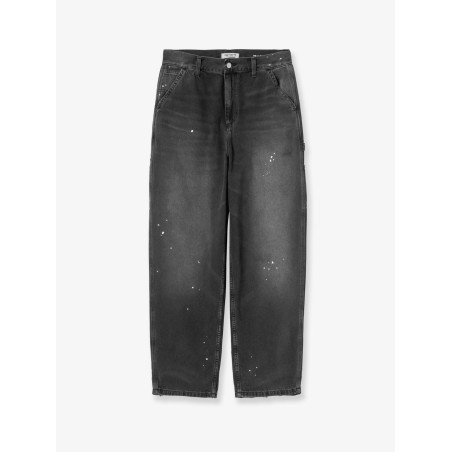 Single Knee black denim jeans