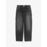Single Knee black denim jeans