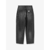 Single Knee black denim jeans