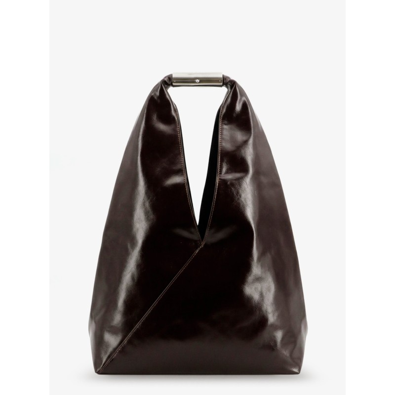 Japanese shiny leather shoulder bag
