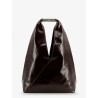 Japanese shiny leather shoulder bag