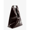 Japanese shiny leather shoulder bag