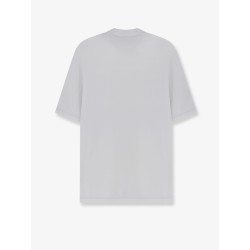 Technical fabric T-shirt with front logo patch