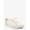 Leather sneakers with suede inserts