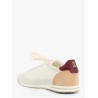 Leather sneakers with suede inserts