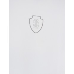 Technical fabric polo shirt with embroidered logo on the front