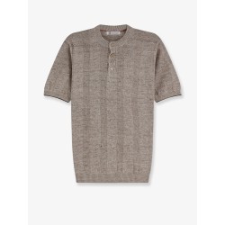 Linen and cotton blend sweater