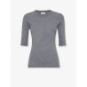 Cashmere and viscose blend lurex sweater