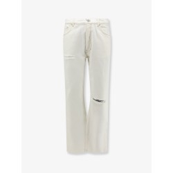 Heaton white denim jeans