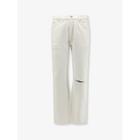 Heaton white denim jeans