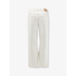 Heaton white denim jeans